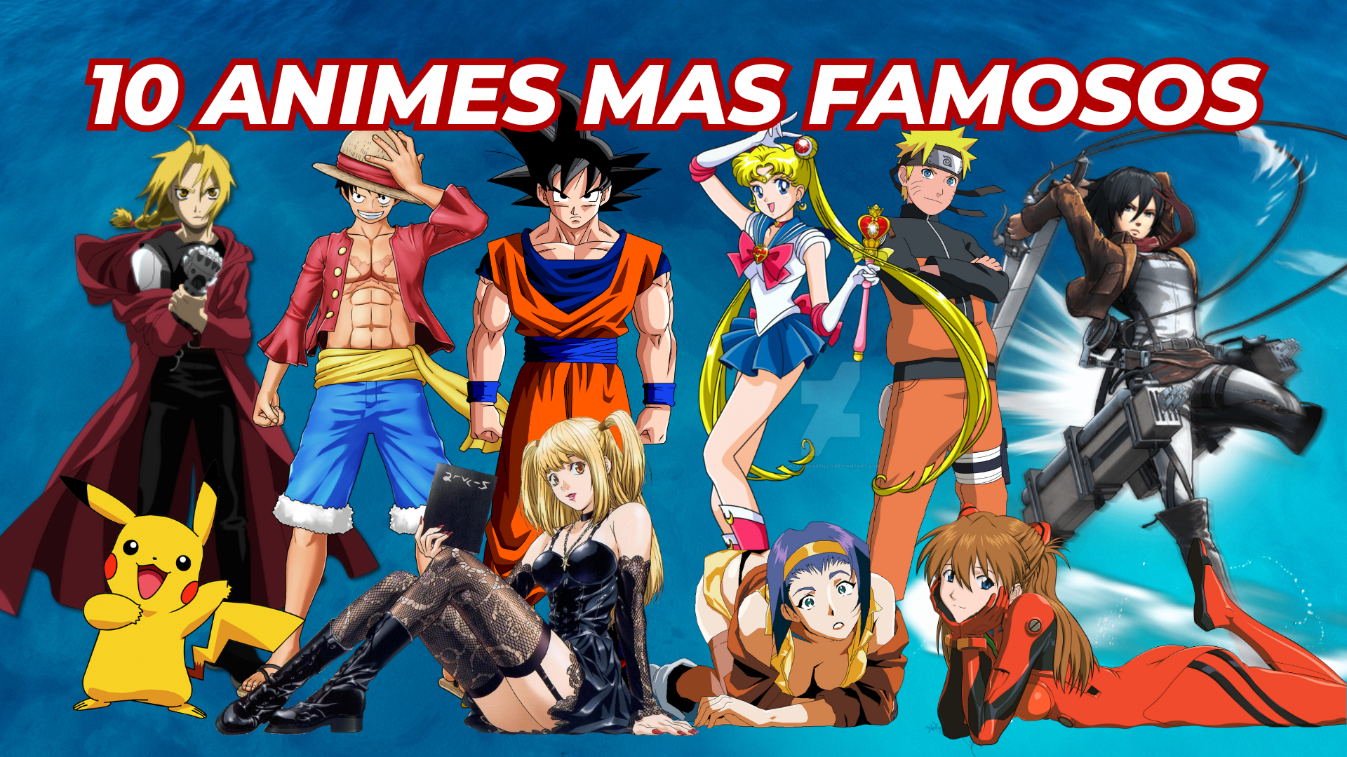 Las diez series de anime más famosas